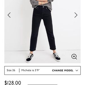 SOLD Madewell Classic Straight Jeans